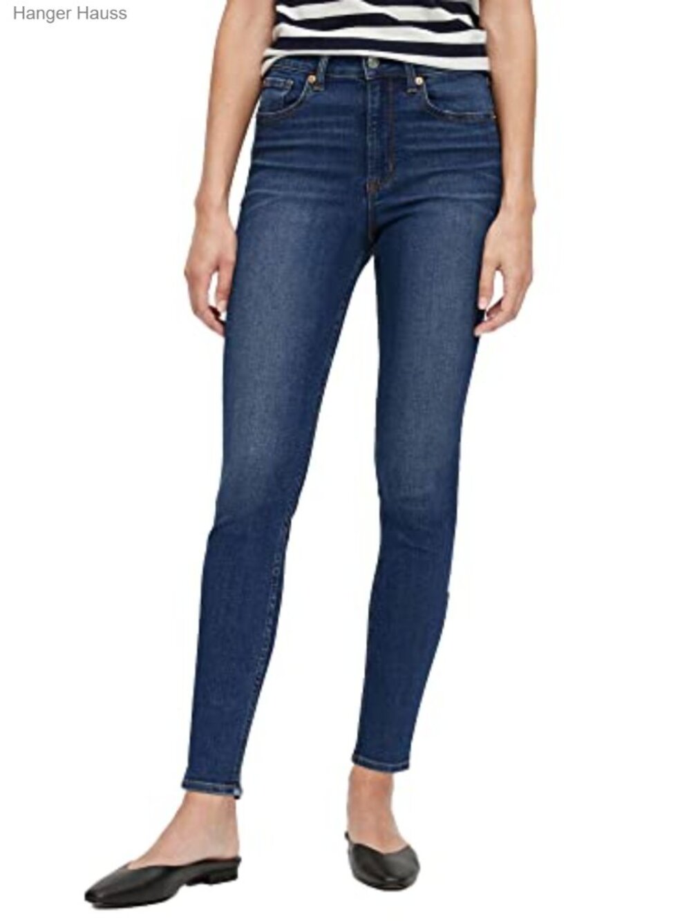 High Rise Skinny Legging Jeans Stretch Denim Casual